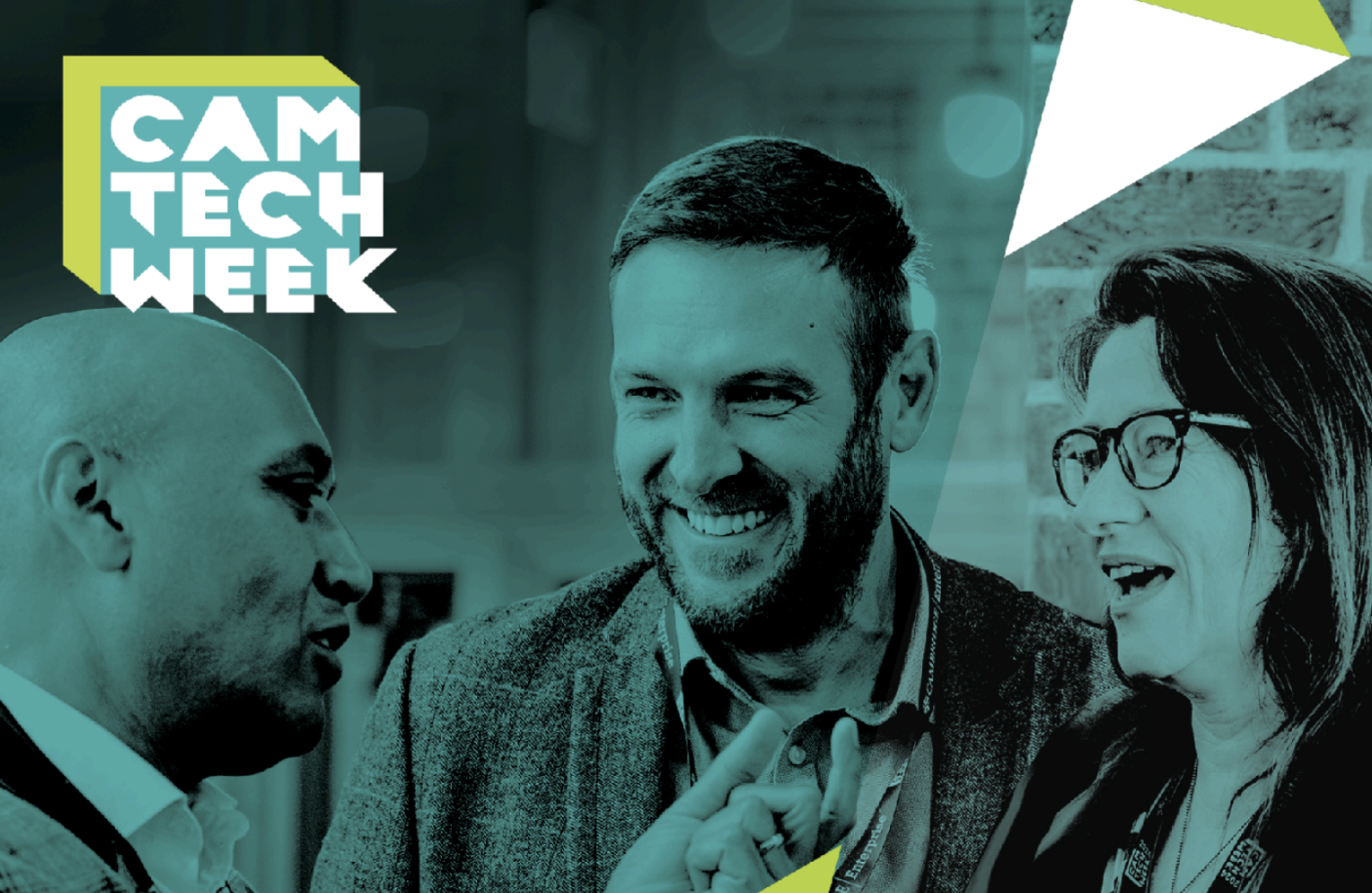 Attendees networking at Cambridge Tech Week